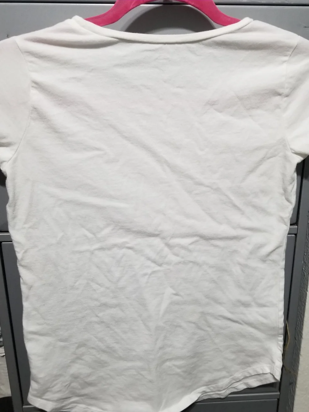 Old Navy Kid's XL White Short-Sleeved Shirt With 